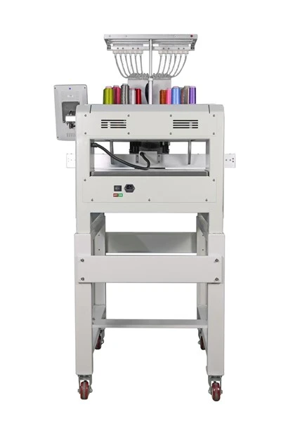 Máquina automatizada de bordar de alta velocidade 1head 12needles