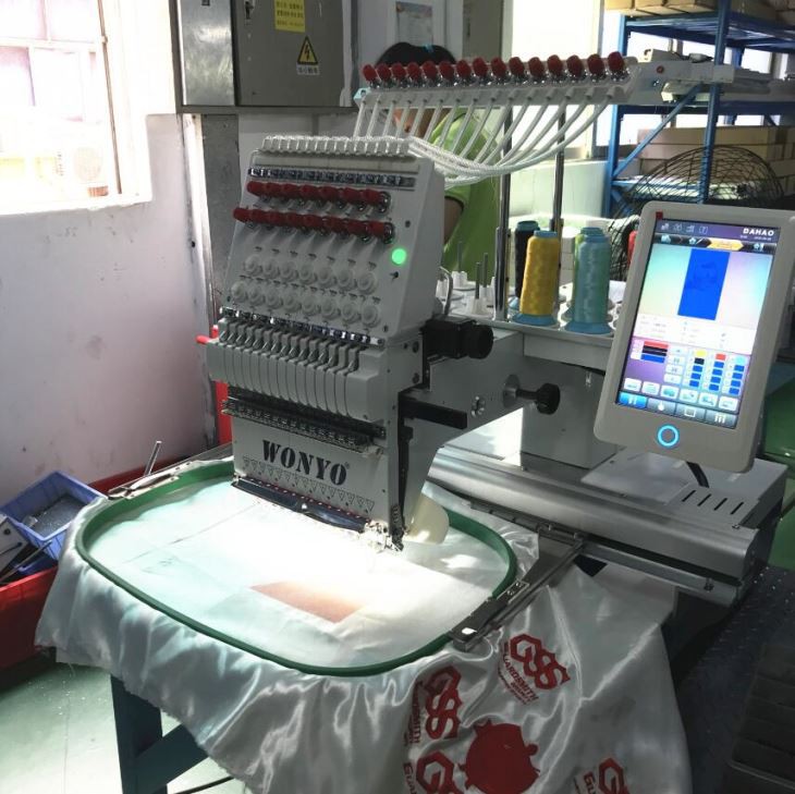 1 Head Dahao Direct Photo Digitizing Embroidery Machine