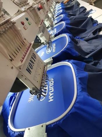 8 cabeça Multi agulha comercial Cap bordado máquina