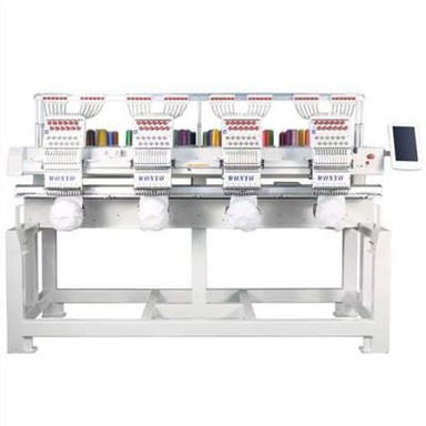 Máquina de bordar computadorizada de 4 cabeças para bordar de camiseta plana