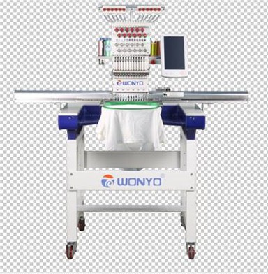 Cabeça única 12 e 15 agulhas máquina de bordar computadorizada 360x1200mm
